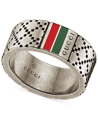 Bague gucci argent discount femme